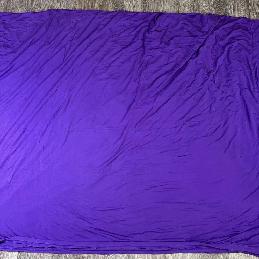 Purple Label Brand Bed Sheets Full Queen Flat Sheet Bamboo Spandex